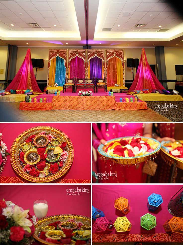 Bay Area Indian Wedding Decor Ideas | Mehndi | Sangeet | Umbrella Decor