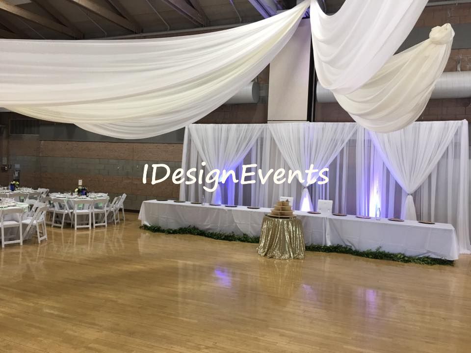 Laguna Town Hall Elk Grove Wedding Decor