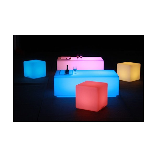 LED Glow Cubes Lounge Furniture